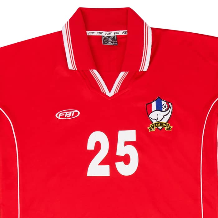 2002 Thailand U-23 Match Issue Home Shirt #25 (v PSV)