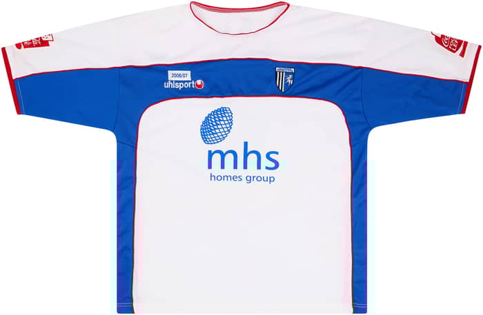 2006-07 Gillingham Match Issue Away Shirt Cox #6