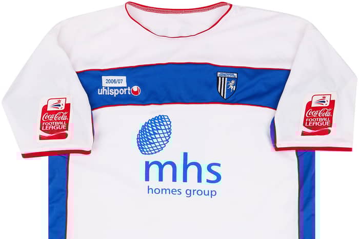 2006-07 Gillingham Match Issue Away Shirt Cox #6