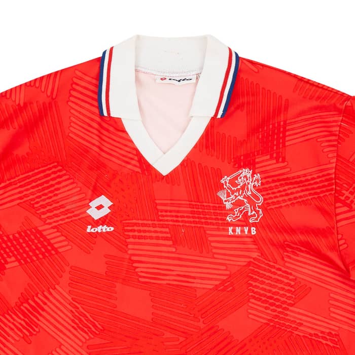 1992-94 Netherlands U-21 Match Issue Home L/S Shirt #24