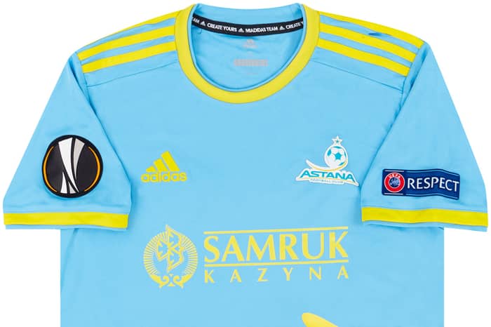 2018-19 FC Astana Match Issue Europa League Away Shirt Richard #20