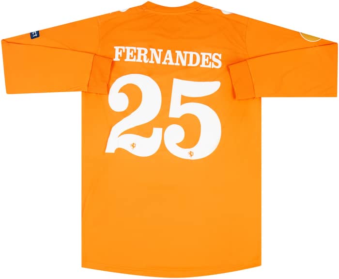 2011-12 FC Twente Match Issue Europa League GK Shirt Fernandes #25
