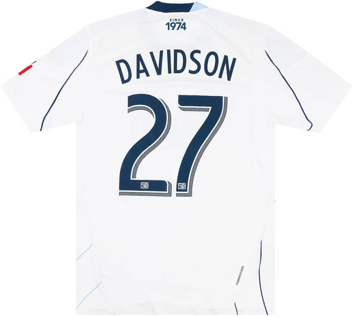 2013 Vancouver Whitecaps Match Issue Home Shirt Davidson #27
