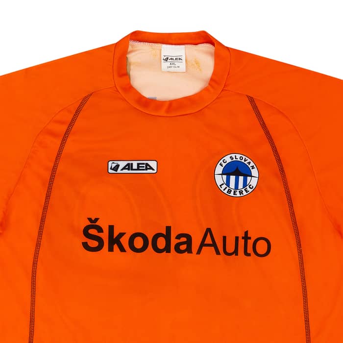 2002-03 Slovan Liberec Match Issue Away Shirt Blaha #20