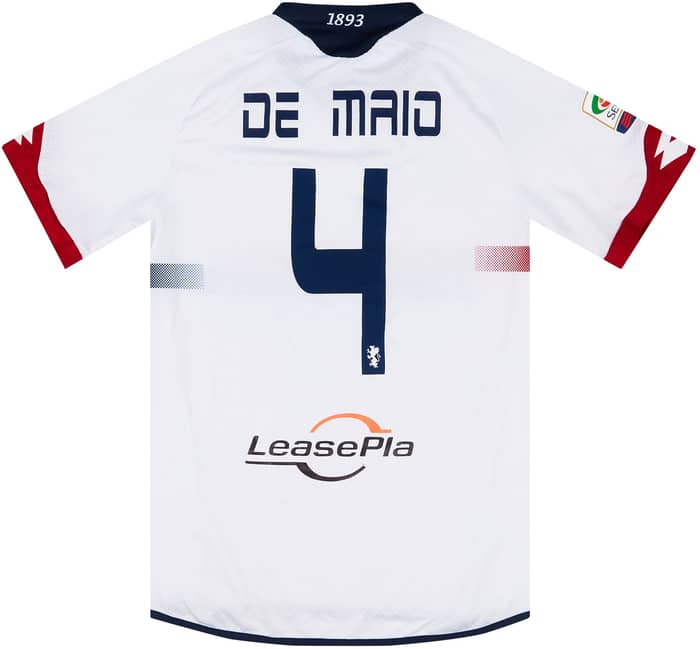 2015-16 Genoa Match Issue Away Shirt De Maio #4