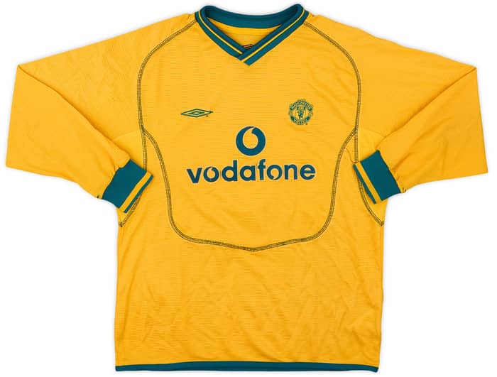 2000-02 Manchester United GK Shirt Barthez #1 - 5/10 - (L.Boys)
