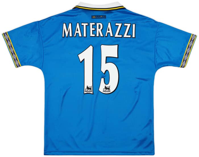 1997-99 Everton Home Shirt Materazzi #15 - 8/10 - (L)