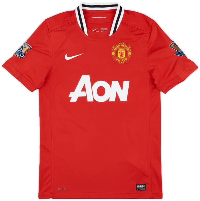 2011-12 Manchester United Home Shirt Owen #7 - 8/10 - (S)