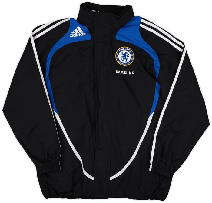 2008-09 Chelsea adidas Hooded Rain Jacket - 7/10 - (XL.Boys)