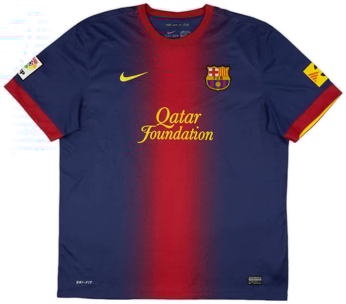 2012-13 Barcelona Home Shirt Messi #10 - 8/10 - (XL)