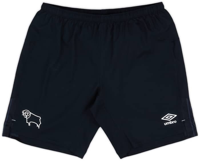 2020-21 Derby County Umbro Training Shorts - 9/10