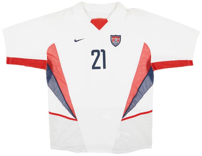 2002-03 USA Authentic Home Shirt Donovan #21 - 8/10 - (M)