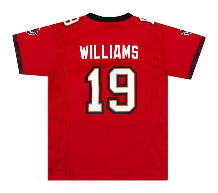 2012-13 Tampa Bay Buccaneers Williams #19 Nike Game Jersey (Home) Y