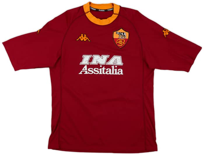 2000-01 Roma Home Shirt Totti #10 - 5/10 - (XXL)