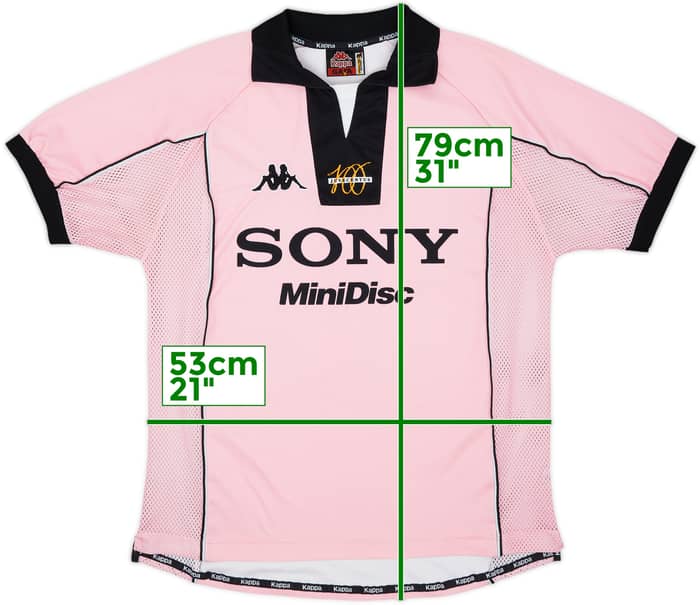 1997-98 Juventus Centenary Away Shirt Zidane #21 - 8/10 - (M)