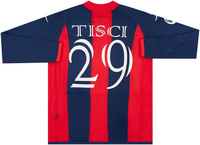 2006-07 Crotone Match Issue Home L/S Shirt Tisci #29