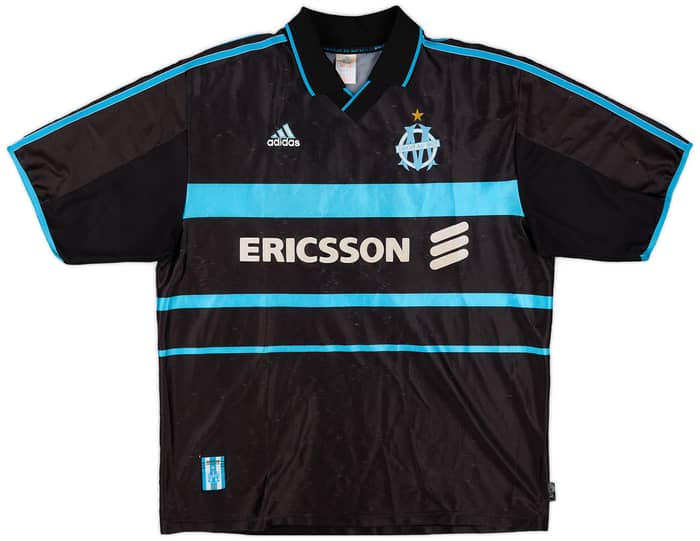1999-00 Olympique Marseille Third Shirt Dela Pena #10 - 5/10 - (XL)