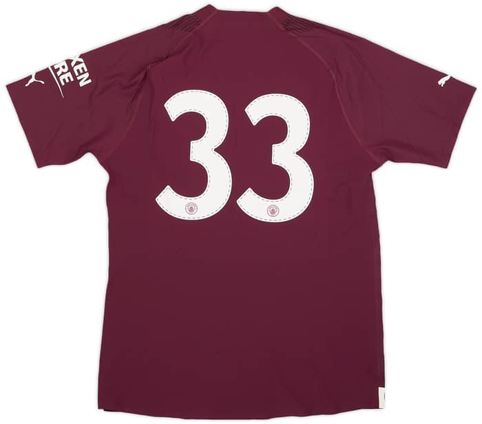 2022-23 Manchester City Match Issue GK Shirt #33 (Carson)