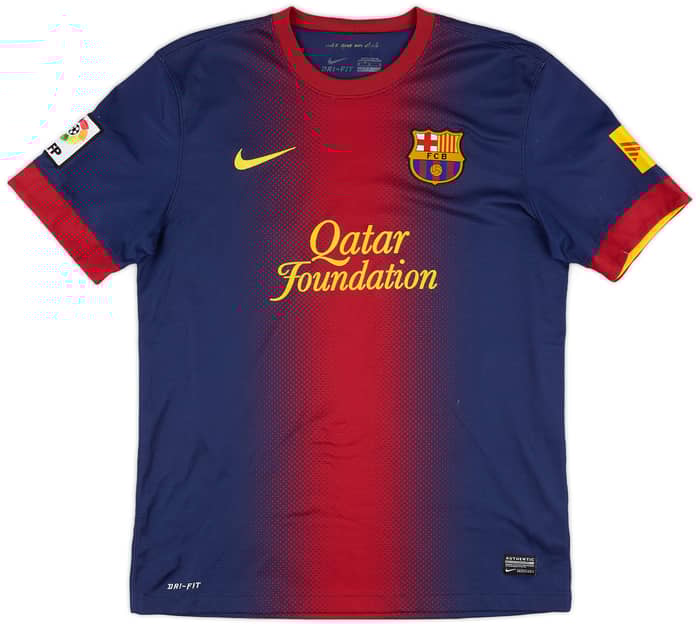 早割 リフト券 Messi Shirt Home Barcelona 2012-13 #10 (M) - 8/10 - ウェア