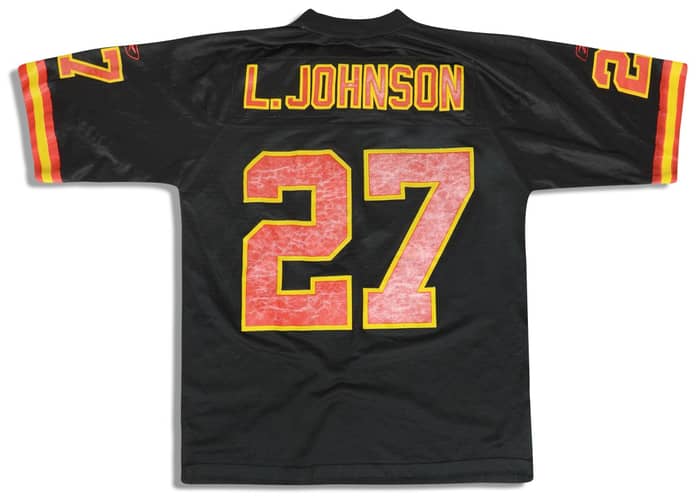 2007 Kansas City Chiefs L.Johnson #27 Reebok Premier Jersey (Alternate) L