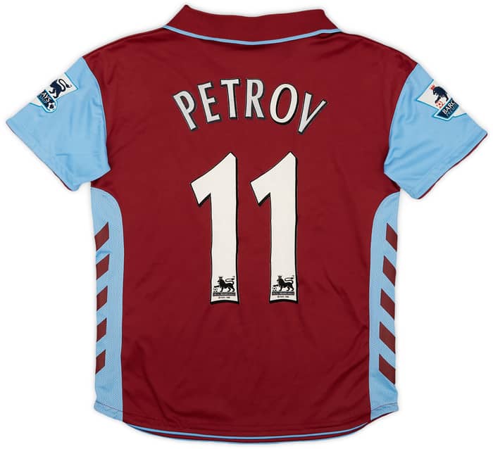 2006-07 Aston Villa Home Shirt Petrov #11 - 7/10 - (L.Boys)