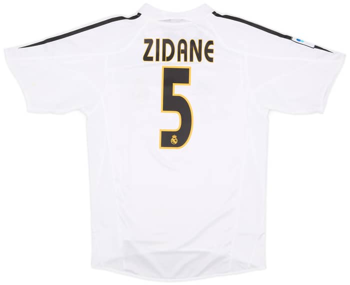 2004-05 Real Madrid Home Shirt Zidane #5 (S)
