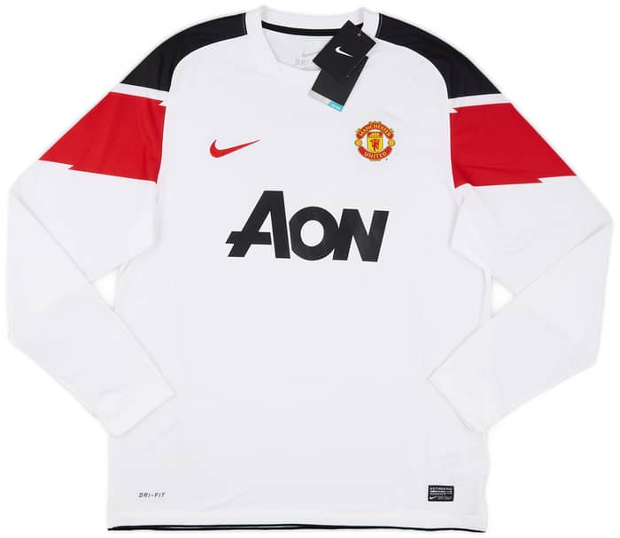 2010-12 Manchester United Away L/S Shirt Berbatov #9 (L)