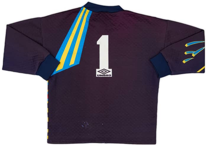 1992-93 Manchester United GK Shirt #1 - 6/10 - (L.Boys)