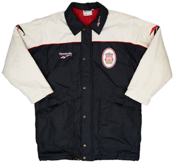 1996-97 Liverpool Reebok Padded Bench Coat - 6/10 - (S)