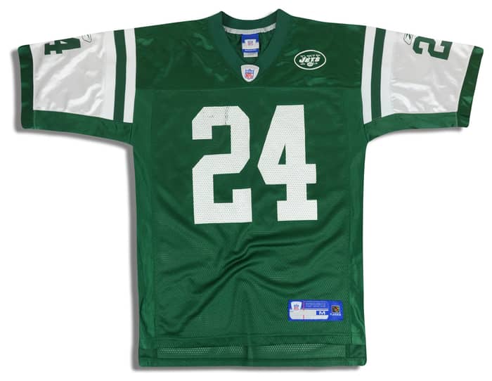 2005 New York Jets Law #24 Reebok On Field Jersey (Home) M