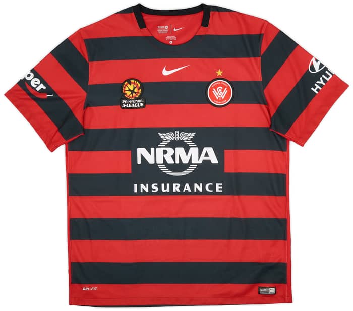 2015-16 Western Sydney Wanderers Home Shirt - 9/10 - (XL)