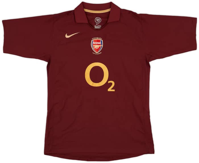 2005-06 Arsenal Home Shirt - 8/10 - (XL.Boys)