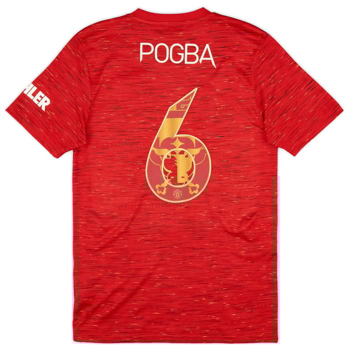 2020-21 Manchester United Home Shirt Pogba #6 - 6/10 - (S)