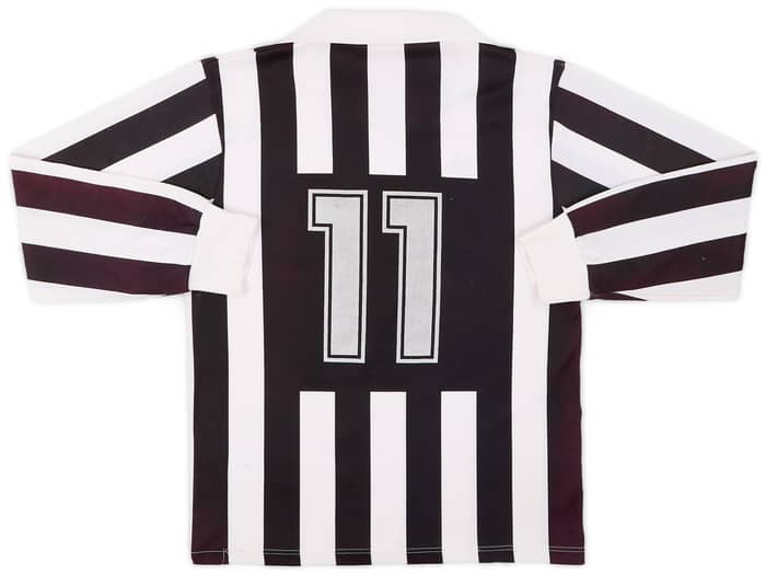 1991-92 Juventus Basic Home L/S Shirt #11 - 6/10 - (S)