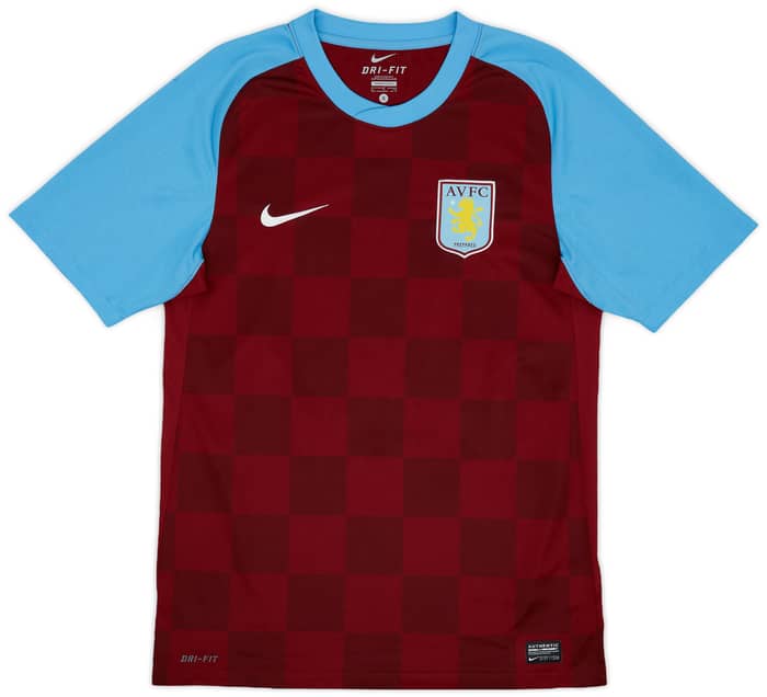 2011-12 Aston Villa Home Shirt Petrov #19 - 9/10 - (S)