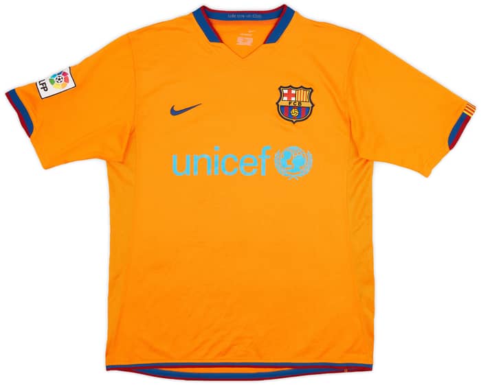 2006-08 Barcelona Away Shirt Messi #19 - 8/10 - (M)