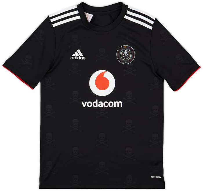 2021-22 Orlando Pirates Home Shirt - 9/10 - (L.Boys)