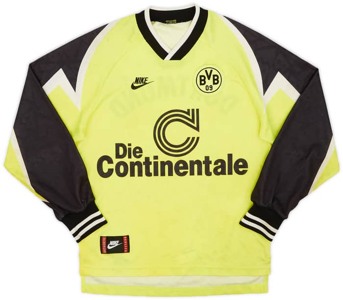 1995-96 Borussia Dortmund Home L/S Shirt - 5/10 - (M)