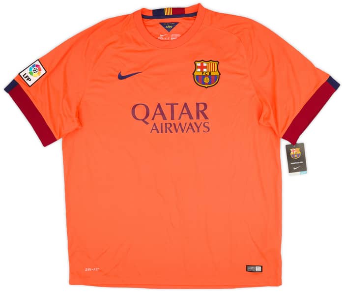 2014-15 Barcelona Away Shirt Iniesta #8 (XXL)