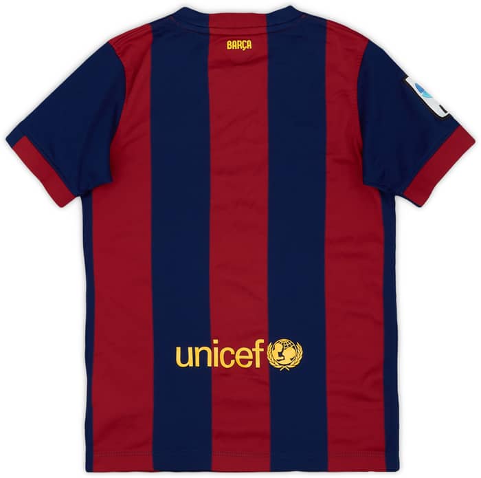 2014-15 Barcelona Home Shirt - 7/10 - (S.Boys)