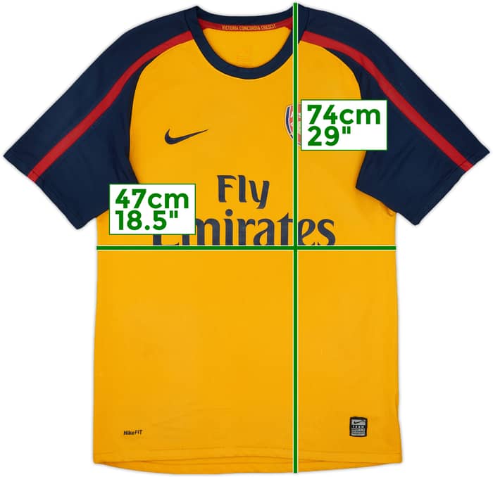 2008-09 Arsenal Away Shirt Fabregas #4 - 8/10 - (S)