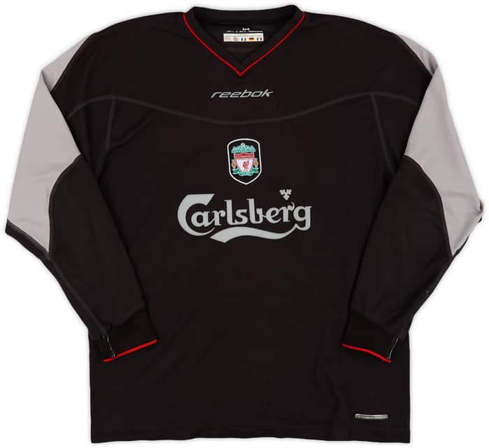 2002-04 Liverpool Away L/S Shirt Gerrard #17 - 6/10 - (M)