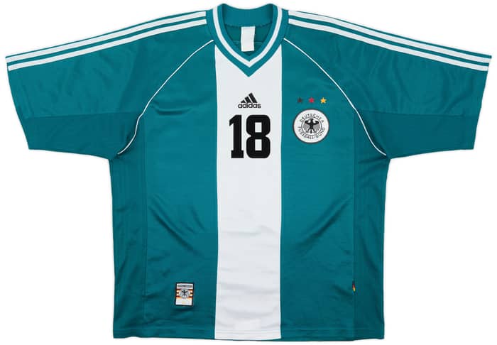 1998-00 Germany Away Shirt Klinsmann #18 - 8/10 - (XL)