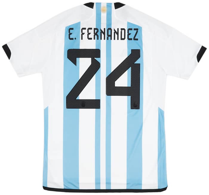 2022-23 Argentina Home Shirt E.Fernandez #24