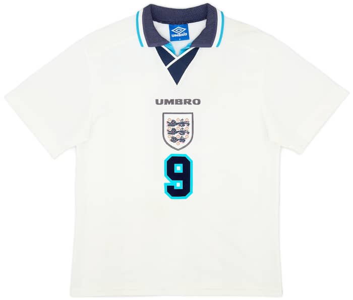 1995-97 England Home Shirt Shearer #9 - 7/10 - (M)