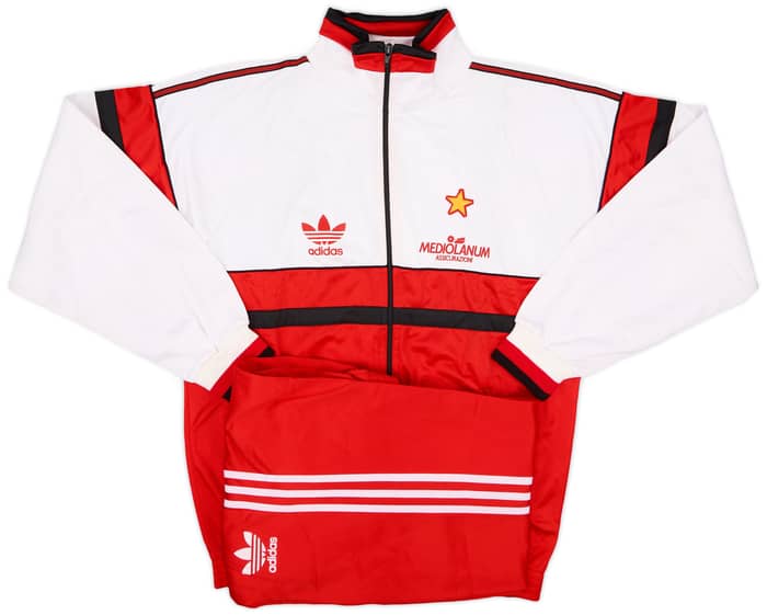 1990-92 AC Milan adidas Tracksuit - 6/10 - (M)