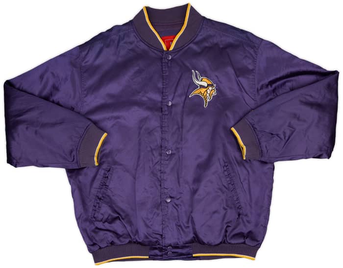 2000s Minnesota Vikings NFL Satin Varsity Jacket - 5/10 - (L)