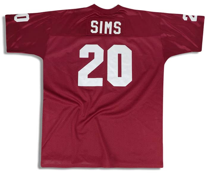 1977 Oklahoma Sooners Sims #20 Majestic Varsity Traditions Jersey (Home) XL
