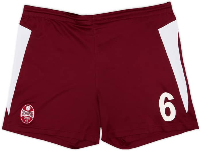 2007-08 Salernitana Home Shorts #6 - 9/10 - (L)
