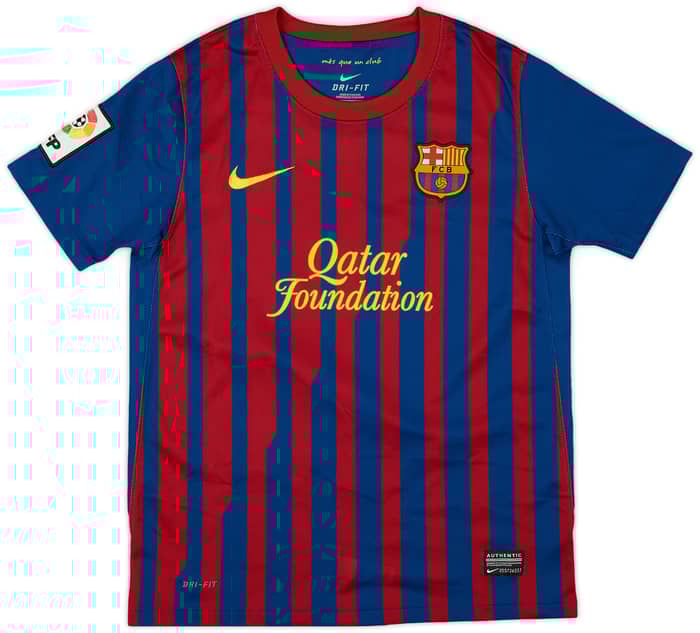 2011-12 Barcelona Home Shirt - 9/10 - (M.Boys)